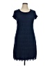 Downeast Chevron-herringbone Blue Casual Dress Size XL - photo 1