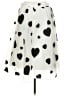 J.Crew 100% Polyester Hearts White Casual Skirt Size 8 - photo 2