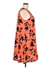 Halogen 100% Polyester Print Orange Casual Dress Size 2X - photo 4