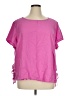 Martha Stewart Pink Short Sleeve Blouse Size 1X (estimated) - photo 1