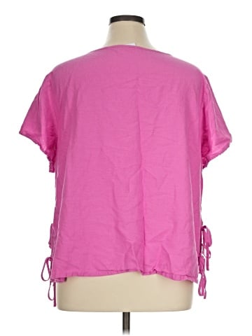 Martha Stewart Short Sleeve Blouse (view 2)