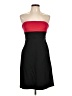 Theory Color Block Black Cocktail Dress Size 10 - photo 1