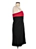 Theory Color Block Black Cocktail Dress Size 10 - photo 4