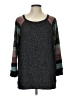 Pink Clover Color Block Gray Pullover Sweater Size L (estimated) - photo 1