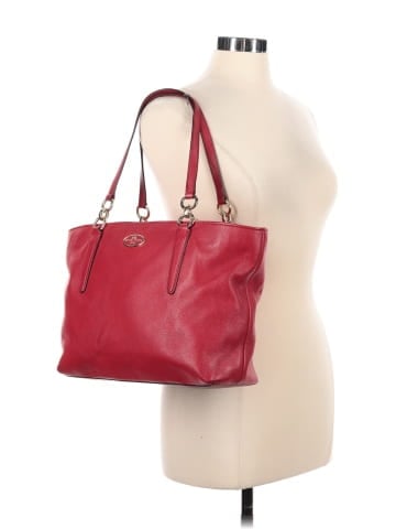 Coach Leather Tote (view 2)