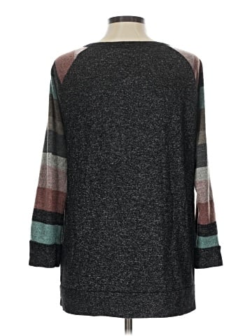 Pink Clover Pullover Sweater (view 2)