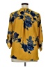 West Kei 100% Polyester Yellow 3/4 Sleeve Blouse Size XL - photo 2