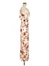 Chance 100% Rayon Floral Ivory Cocktail Dress Size M (estimated) - photo 4