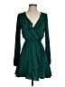 Express 100% Polyester Green Cocktail Dress Size XS - photo 1