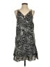 Mossimo 100% Polyester Animal Print Silver Cocktail Dress Size XS - photo 1