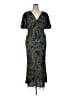 1.State 100% Polyester Paisley Blue Cocktail Dress Size XL - photo 1