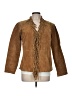 Chico's 100% Leather Brown Leather Jacket Size Med (1) - photo 1