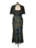 1.State 100% Polyester Paisley Blue Cocktail Dress Size XL - photo 2