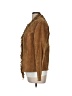 Chico's 100% Leather Brown Leather Jacket Size Med (1) - photo 5