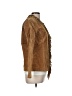 Chico's 100% Leather Brown Leather Jacket Size Med (1) - photo 4