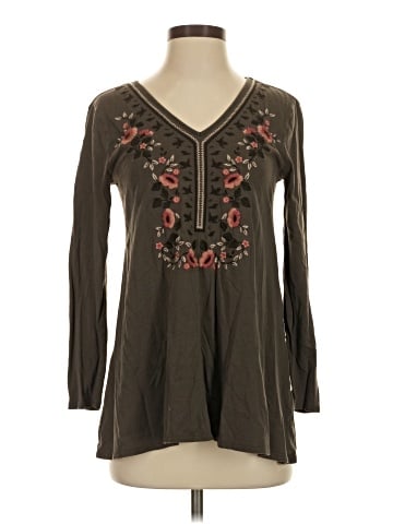 Garnet Hill Long Sleeve Blouse (view 1)
