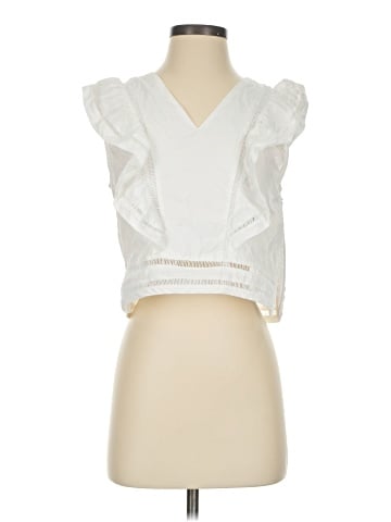 Blue Tassel Sleeveless Blouse (view 1)
