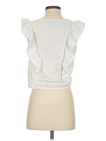 Blue Tassel Sleeveless Blouse (view 2)