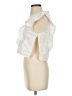 Blue Tassel 100% Cotton White Sleeveless Blouse Size S - photo 5