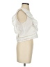 Blue Tassel 100% Cotton White Sleeveless Blouse Size S - photo 4