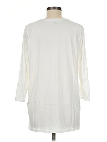 Lands' End 3/4 Sleeve T-Shirt (view 2)