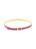 MICHAEL Michael Kors 100% Leather Pink Leather Belt Size S - photo 1
