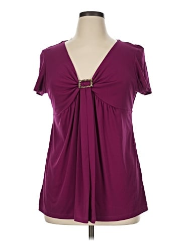Daisy Fuentes Short Sleeve Blouse (view 1)