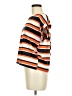 Love Notes Stripes Orange Short Sleeve Top Size M - photo 5