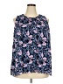 Vince Camuto 100% Polyester Floral Multi Color Blue Sleeveless Blouse Size 2X - photo 1