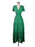 Monteau 100% Polyester Green Casual Dress Size XS - photo 1