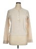 Three Dots Ivory Long Sleeve Henley Size XL - photo 1