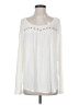 Color Thread Ivory Long Sleeve Blouse Size S - photo 1