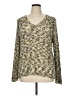 Chico's Tweed Gold Pullover Sweater Size XL (3) - photo 1