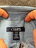 Chaps 100% Lyocell Blue Sleeveless Button-Down Shirt Size M - photo 7