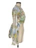 Alexis 100% Polyester Green 3/4 Sleeve Blouse Size M - photo 4