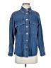 Zara Blue Long Sleeve Button-Down Shirt Size XS - photo 1