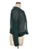 Gap Outlet Teal Long Sleeve Blouse Size XL - photo 4