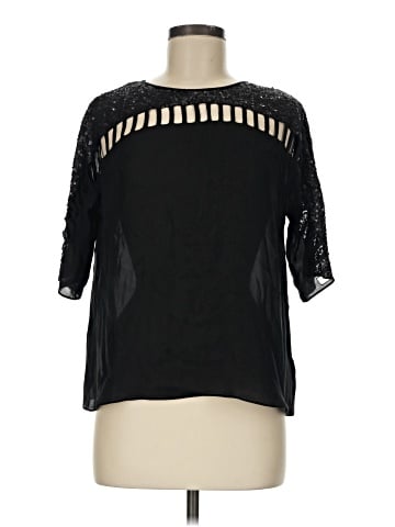 Rebecca Taylor 3/4 Sleeve Top (view 1)