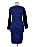 Derek Heart Graphic Blue Cocktail Dress Size XL - photo 2