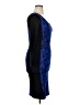 Derek Heart Graphic Blue Cocktail Dress Size XL - photo 4