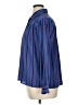 Jack Mulqueen Stripes Blue Long Sleeve Blouse Size 14 - photo 5