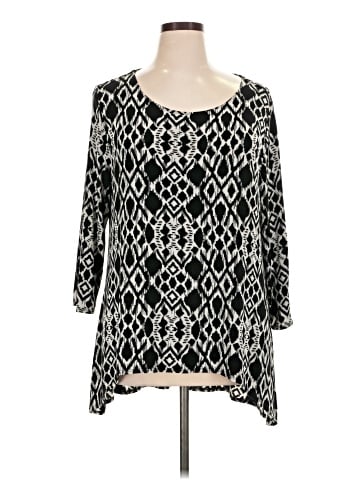 Travelers by Chico's 3/4 Sleeve Blouse (view 1)