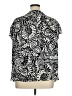 Rose + Olive 100% Polyester Black Short Sleeve Blouse Size 1X - photo 2