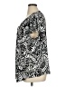 Rose + Olive 100% Polyester Black Short Sleeve Blouse Size 1X - photo 5