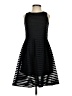 Forever 21 Stripes Black Cocktail Dress Size S (estimated) - photo 1
