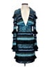 ASOS 100% Polyester Blue Cocktail Dress Size 2 - photo 1