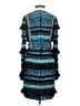 ASOS 100% Polyester Blue Cocktail Dress Size 2 - photo 2
