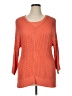 Chico's Orange Pullover Sweater Size XL (estimated) - photo 1