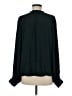 MNG 100% Polyester Teal Long Sleeve Blouse Size 8 - photo 2
