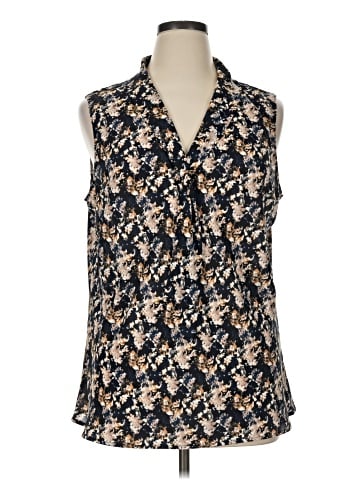 Tahari by ASL Sleeveless Blouse (view 1)
